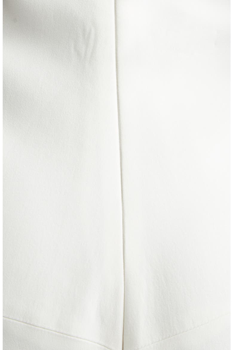 Sliced Crepe Cady Column Dress, Alternate, color, IVORY