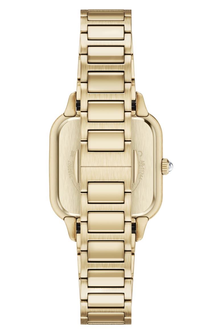 Mother-of-Pearl Bracelet Watch, 26mm x 26.5mm, Alternate, color, GOLD