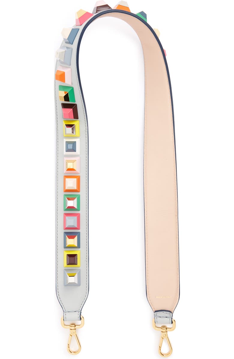 Fendi Studded Guitar Bag Strap, Main, color,