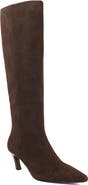 Dune London Siana Pointed Toe Knee High Boot