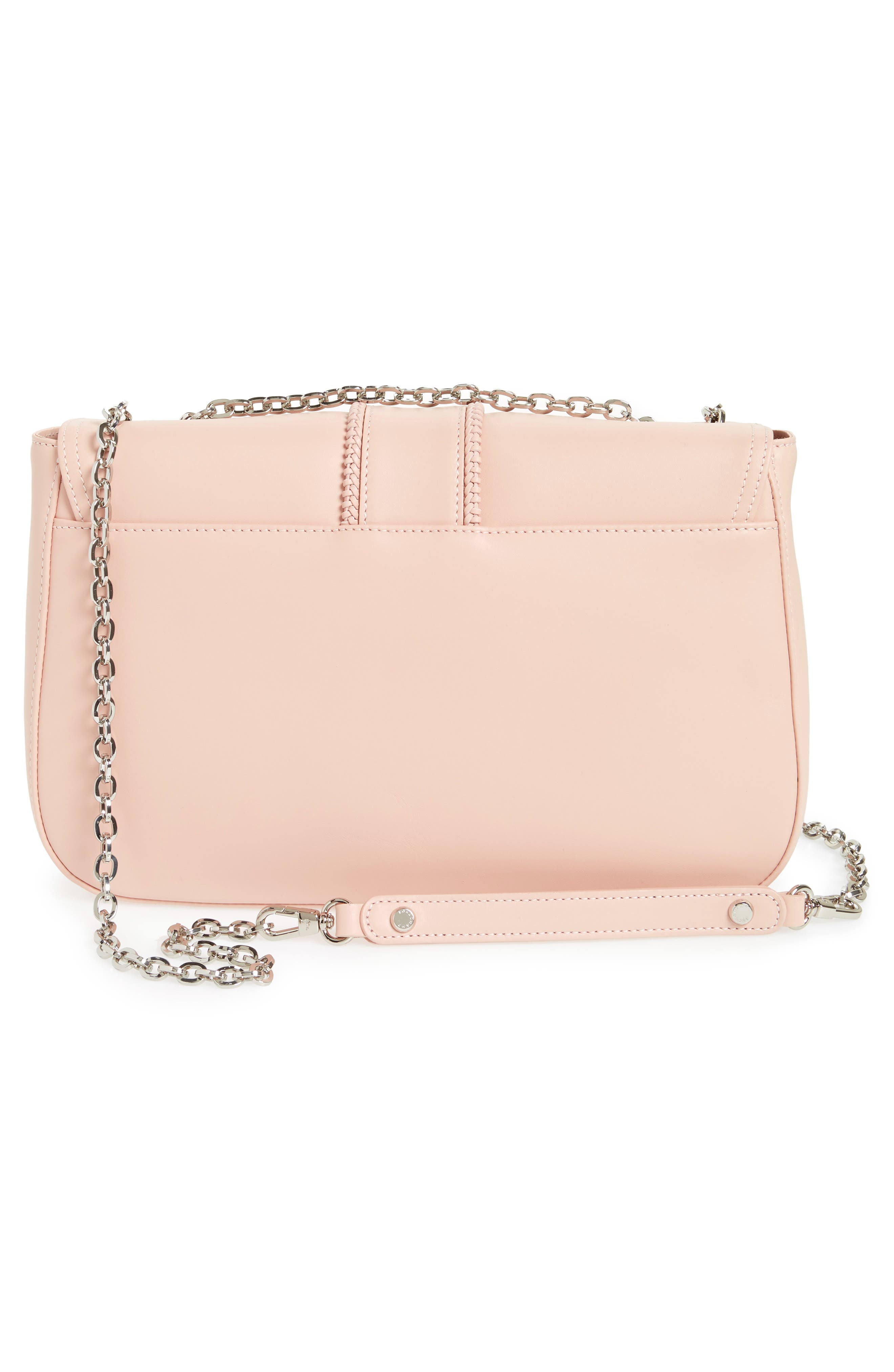 Longchamp Medium Leather Shoulder/Crossbody Bag, Alternate, color, Powder