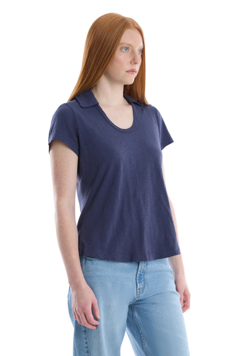 Short Sleeve Polo Tee, Alternate, color, Naval Academy