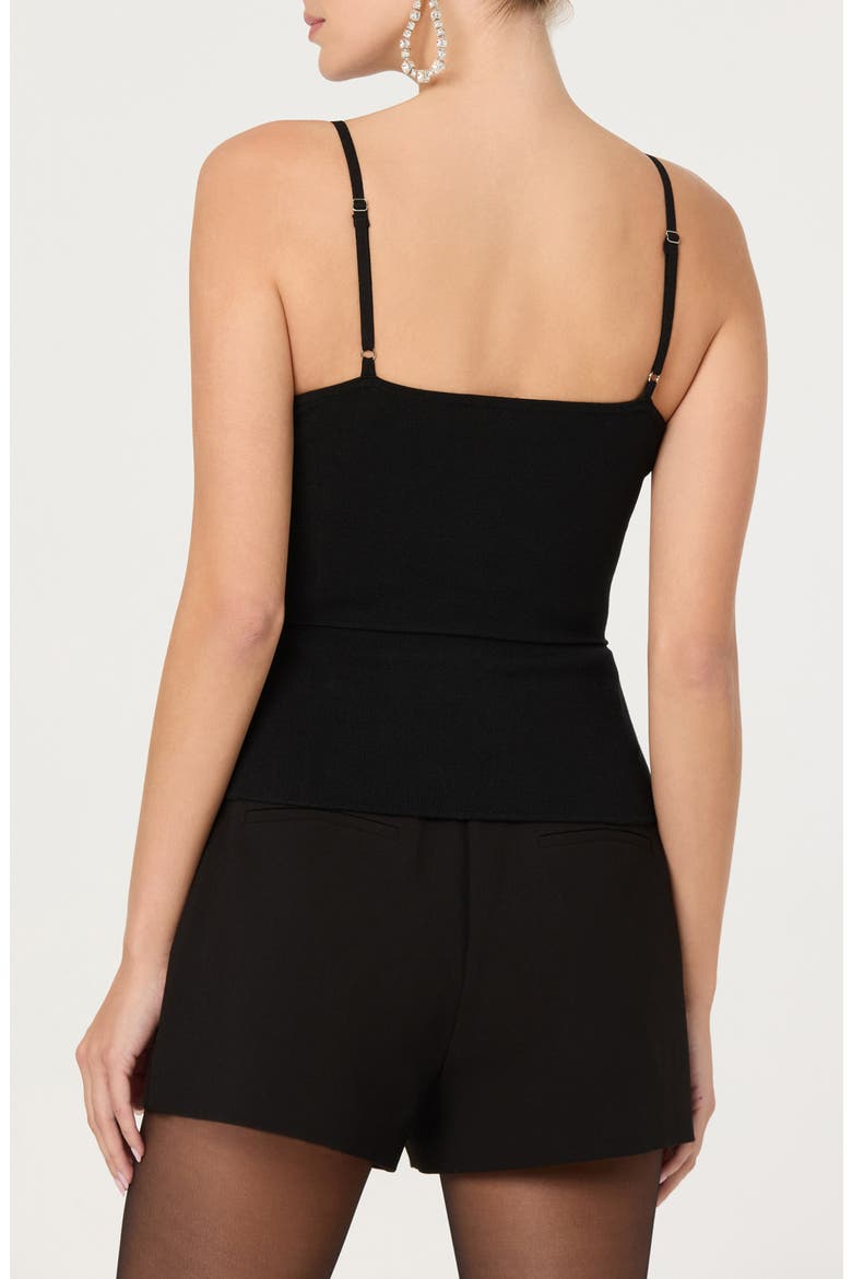 Adde Jewel Embellished Sweater Camisole, Alternate, color, BLACK