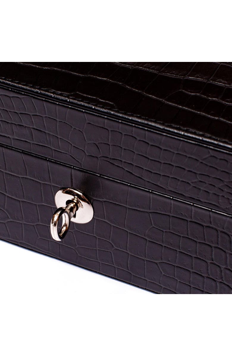 Rapport London BROMPTON FIVE WATCH BOX, Alternate, color, Black