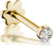 MARIA TASH Single Invisible Set Diamond Stud Earring