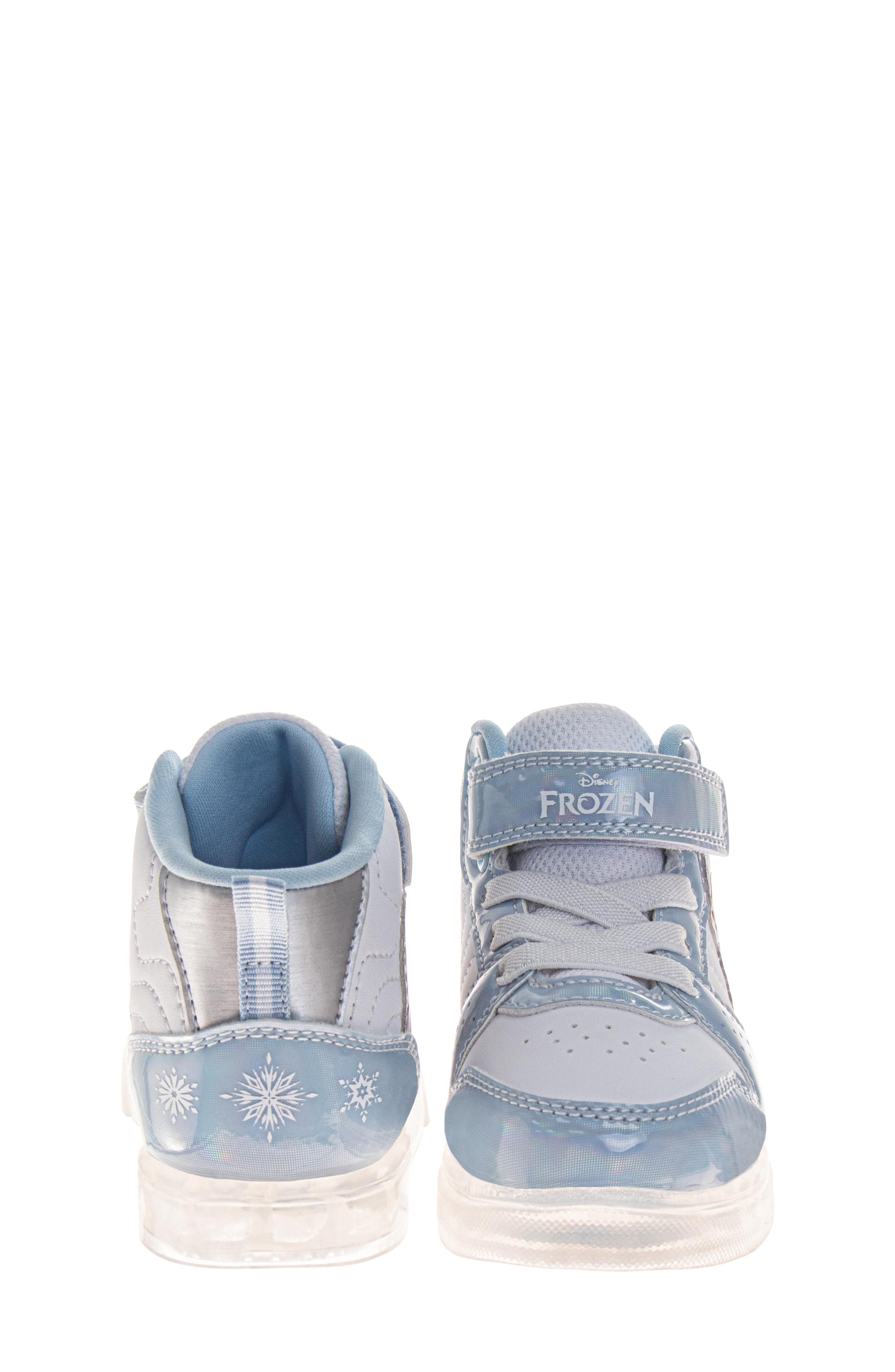 Kids' Disney® Frozen Light Up Sneaker, Alternate, color, BLUE WHITE