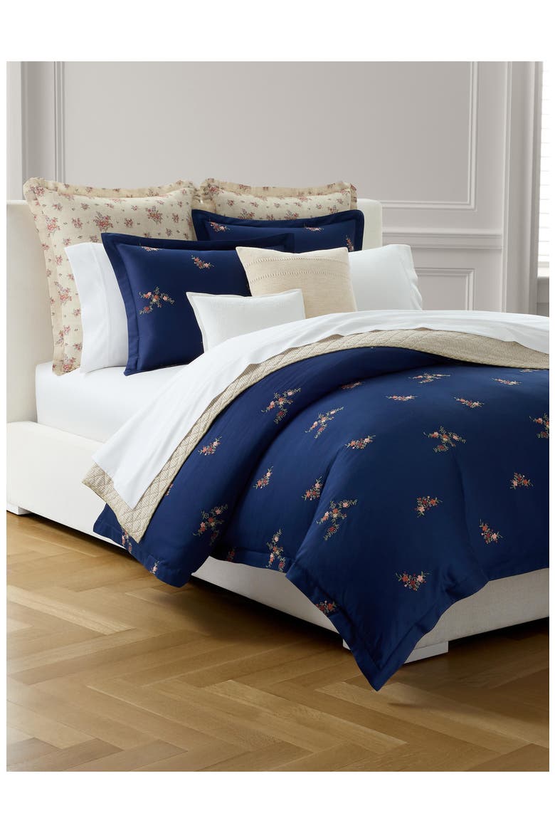 Liliana Duvet Cover & Sham Set, Alternate, color, NAVY MU