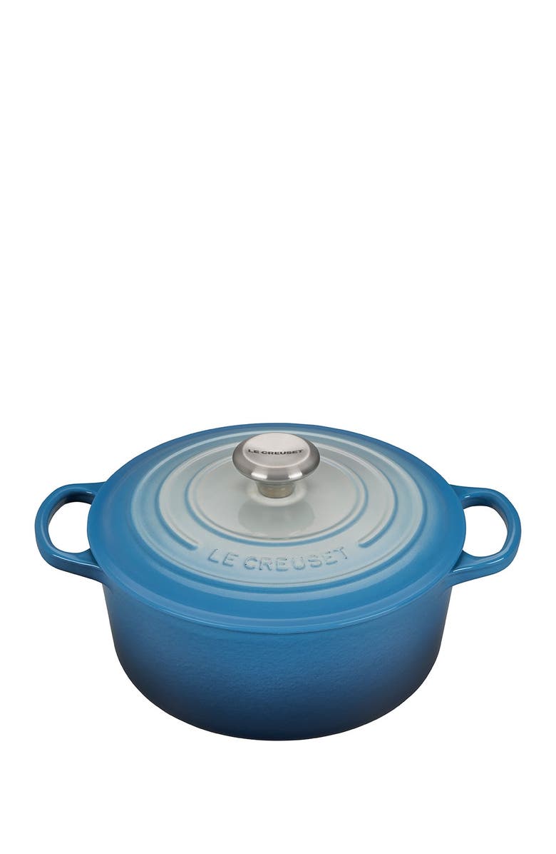Le Creuset Limited Time Blue Ombre 4.5 qt. Signature Round Dutch Oven, Alternate, color, 