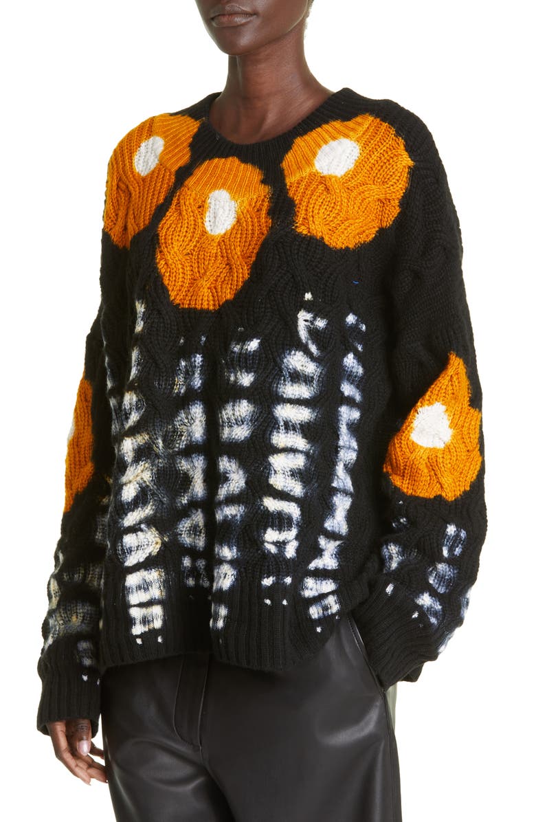 Altuzarra Lagune Cashmere Cable Knit Sweater, Alternate, color, 