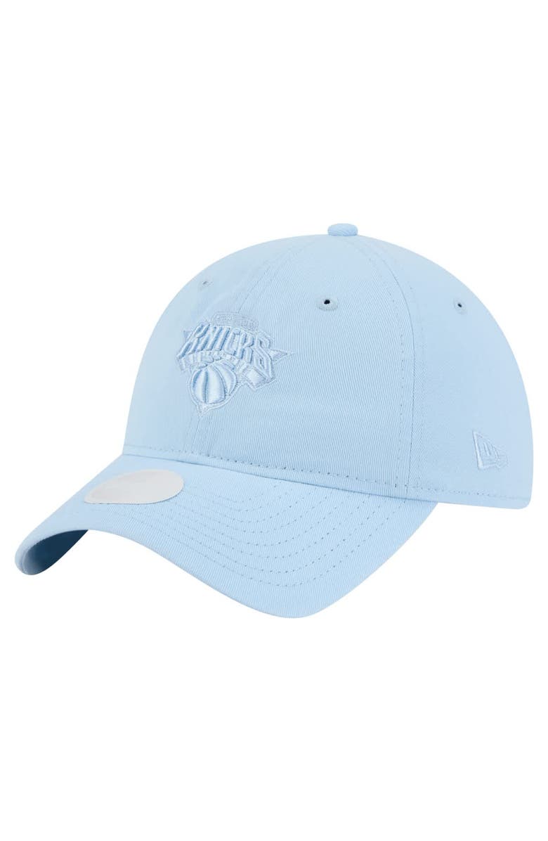 New Era Women's New Era Light Blue New York Knicks Colorpack 9TWENTY Adjustable Hat, Main, color, 
