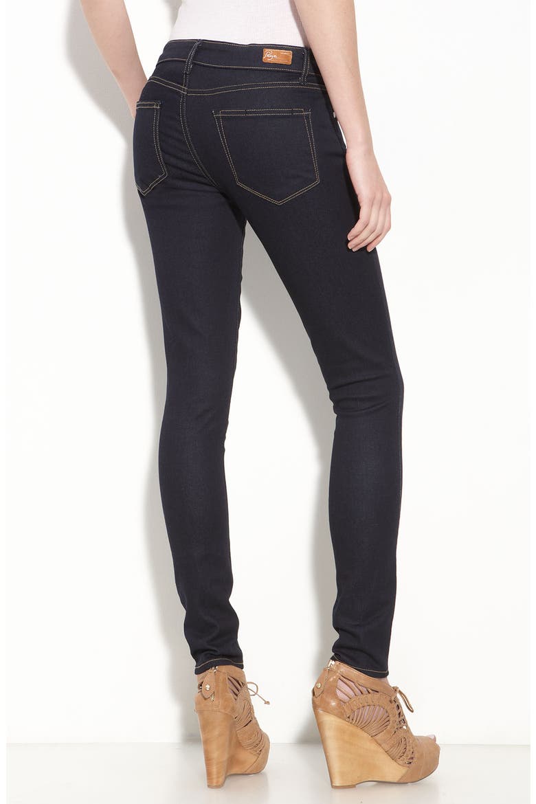 Denim 'Verdugo' Stretch Denim Leggings, Alternate, color, CAPRI