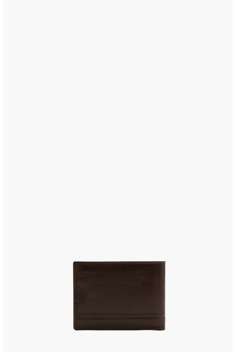 Gentleman Bifold Leather Wallet 583, Alternate, color, Brown