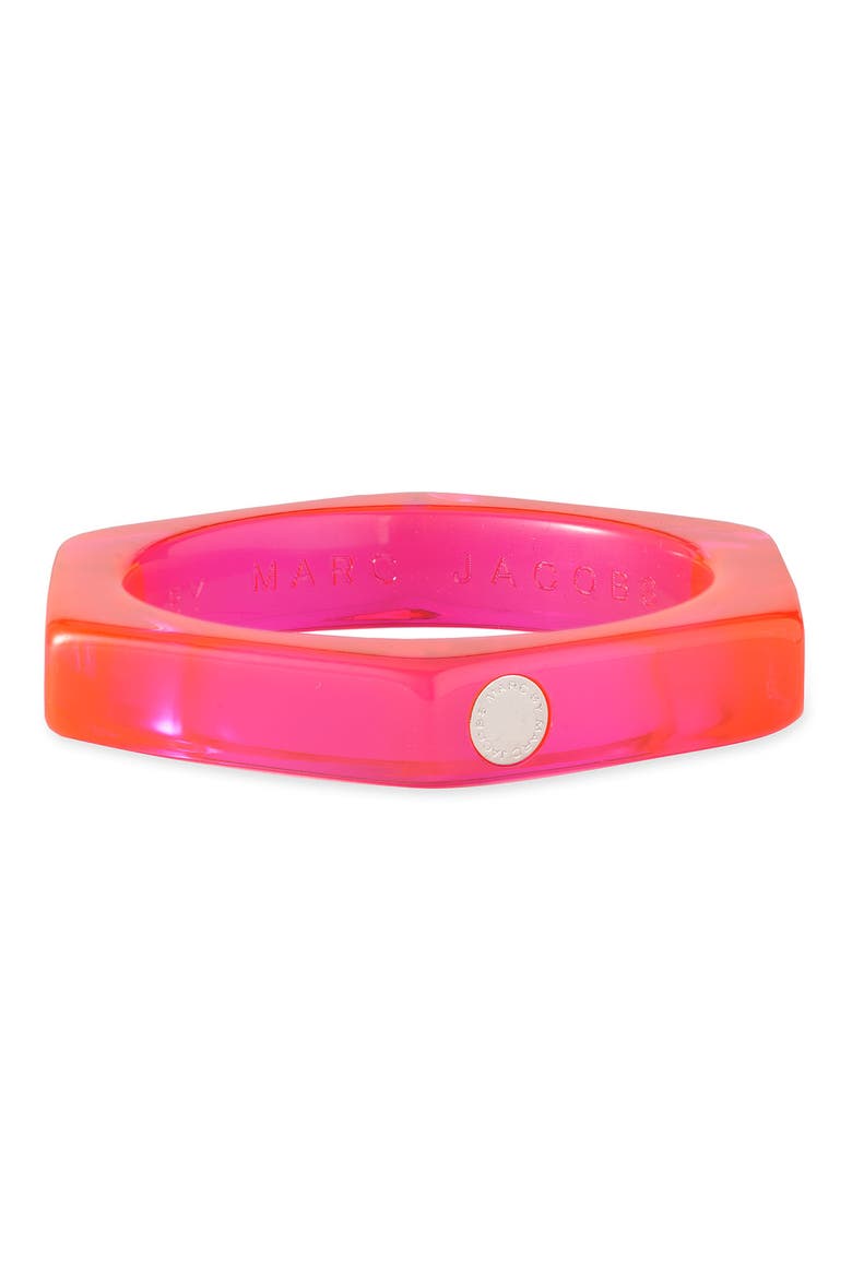 'Pop Bolt' Bangle, Main, color, PINK