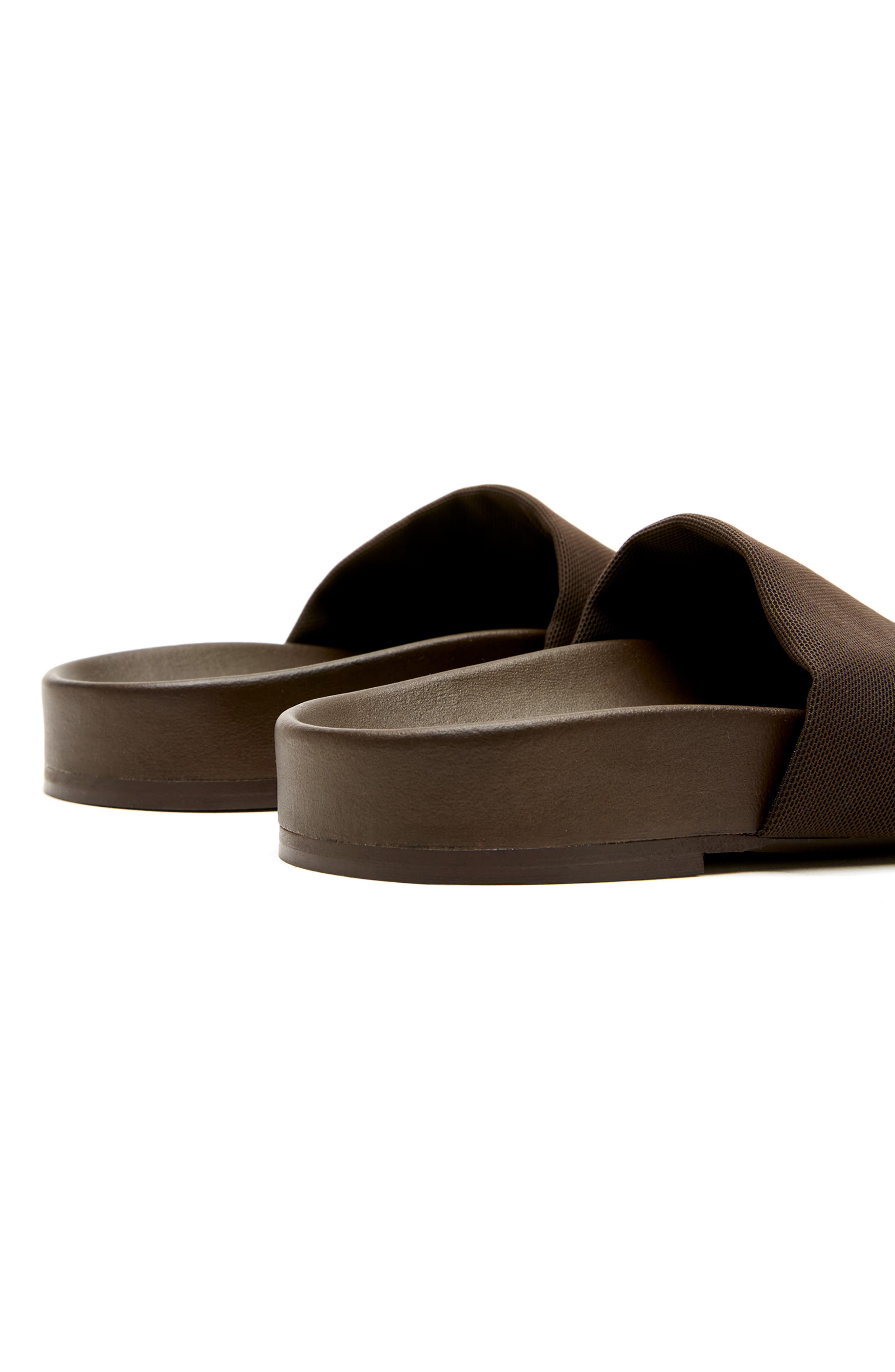Vibrant Slide Sandal, Alternate, color, BROWN MICRO STRETCH
