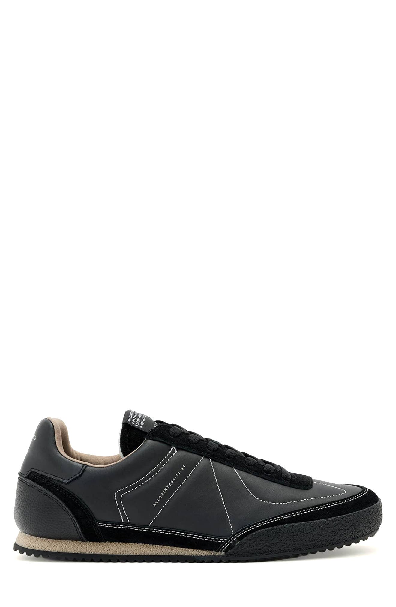 AllSaints Harry Sneaker, Alternate, color, Black