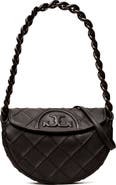 Tory Burch Mini Fleming Soft Crescent Shoulder Bag