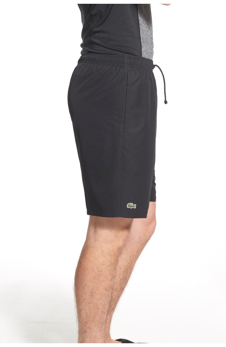 Lacoste 'Sport Diamante' Drawstring Athletic Shorts, Alternate, color, 031 Black