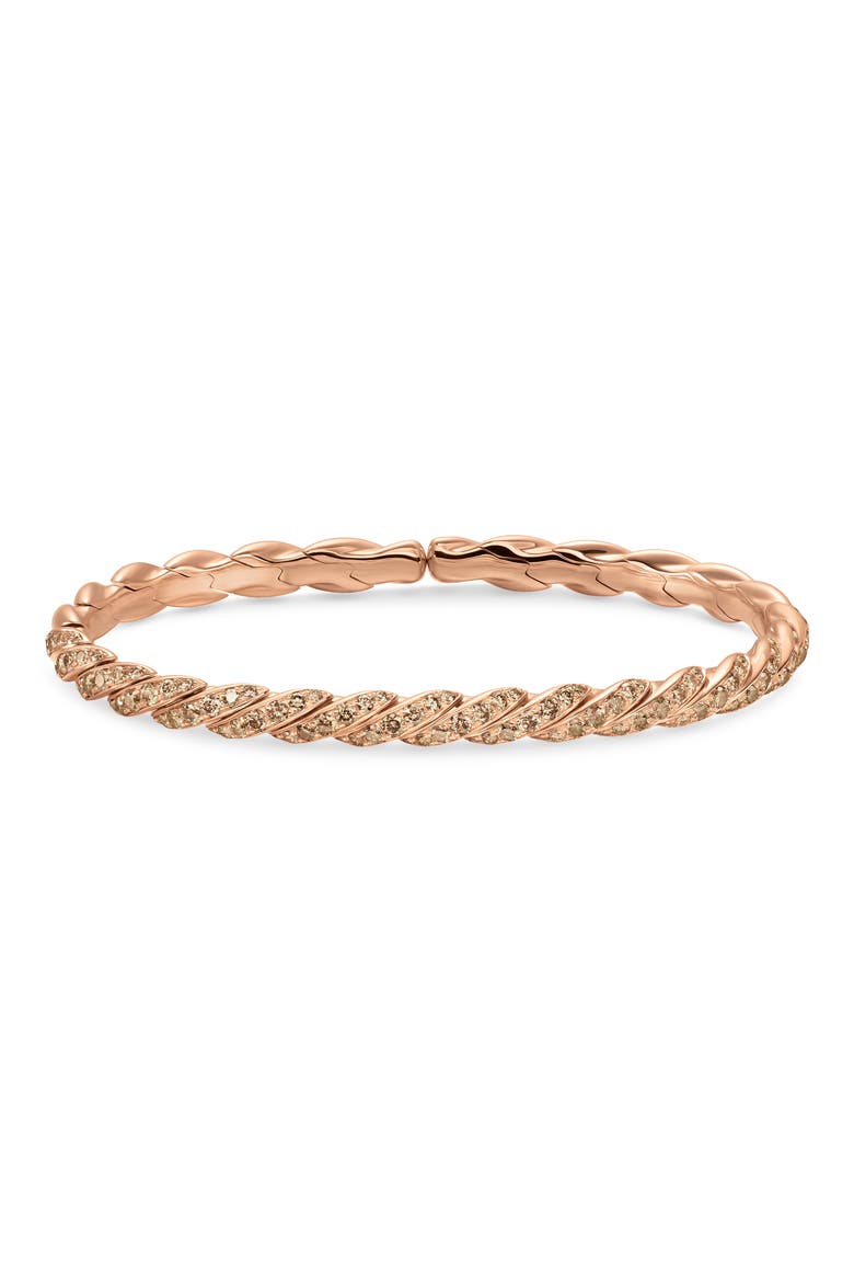 Sculpted Cable Flex Bracelet, Alternate, color, GOLD