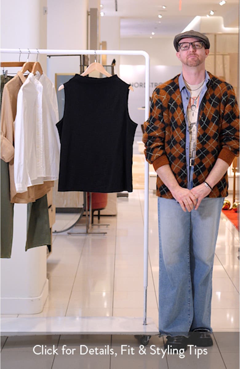 Funnel Neck Sleeveless Top, sales video thumbnail