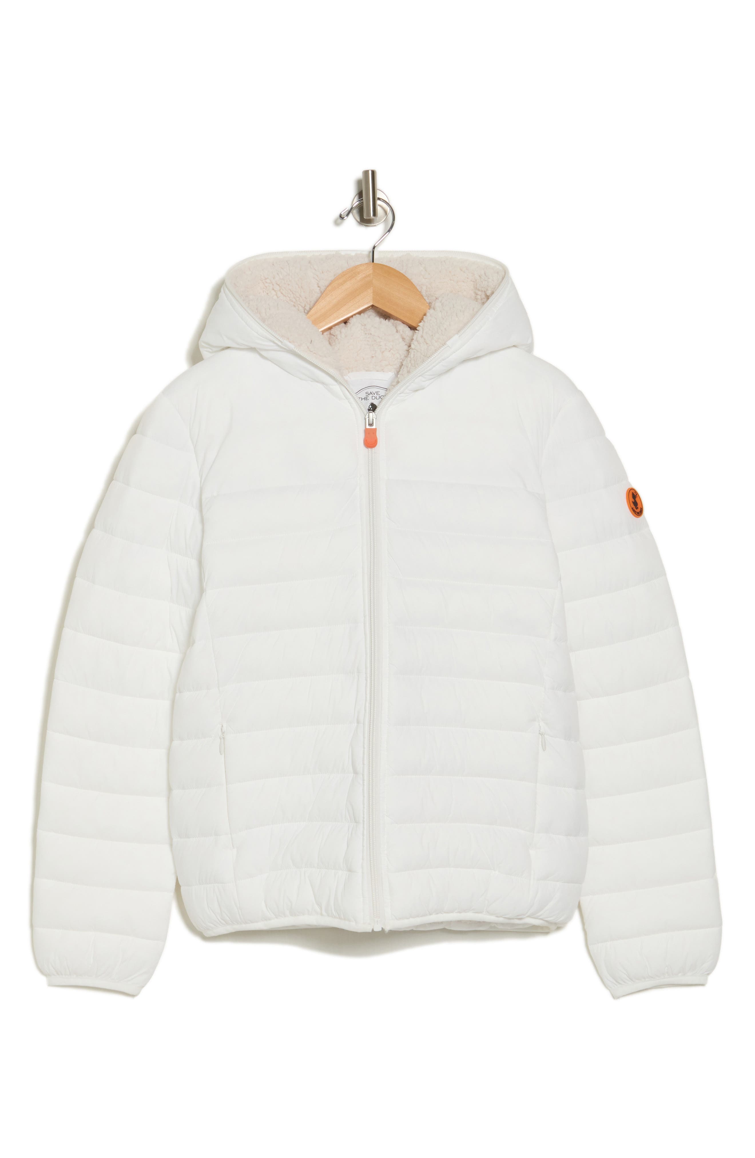 Save The Duck Kids' Wind & Water Resistant Fleece Lined Puffer Jacket