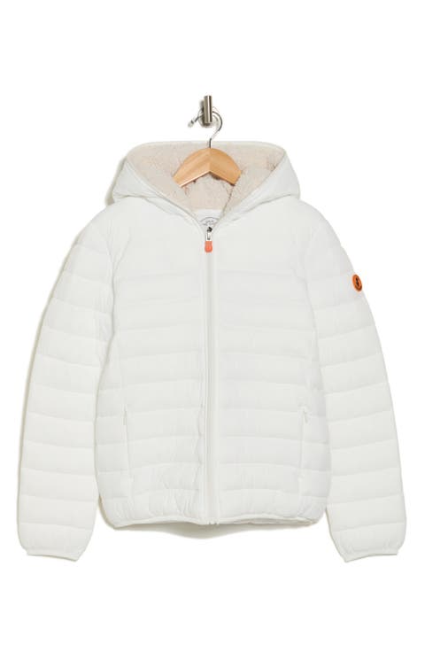 Kids' Wind & Water Resistant Fleece Lined Puffer Jacket (Big Kid)