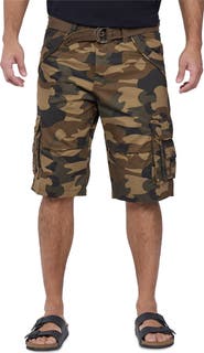 XRAY Belted Bermuda Cargo Shorts