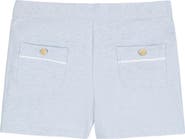 Hope & Henry Girls' Organic French Terry Pull-On Short, Kids