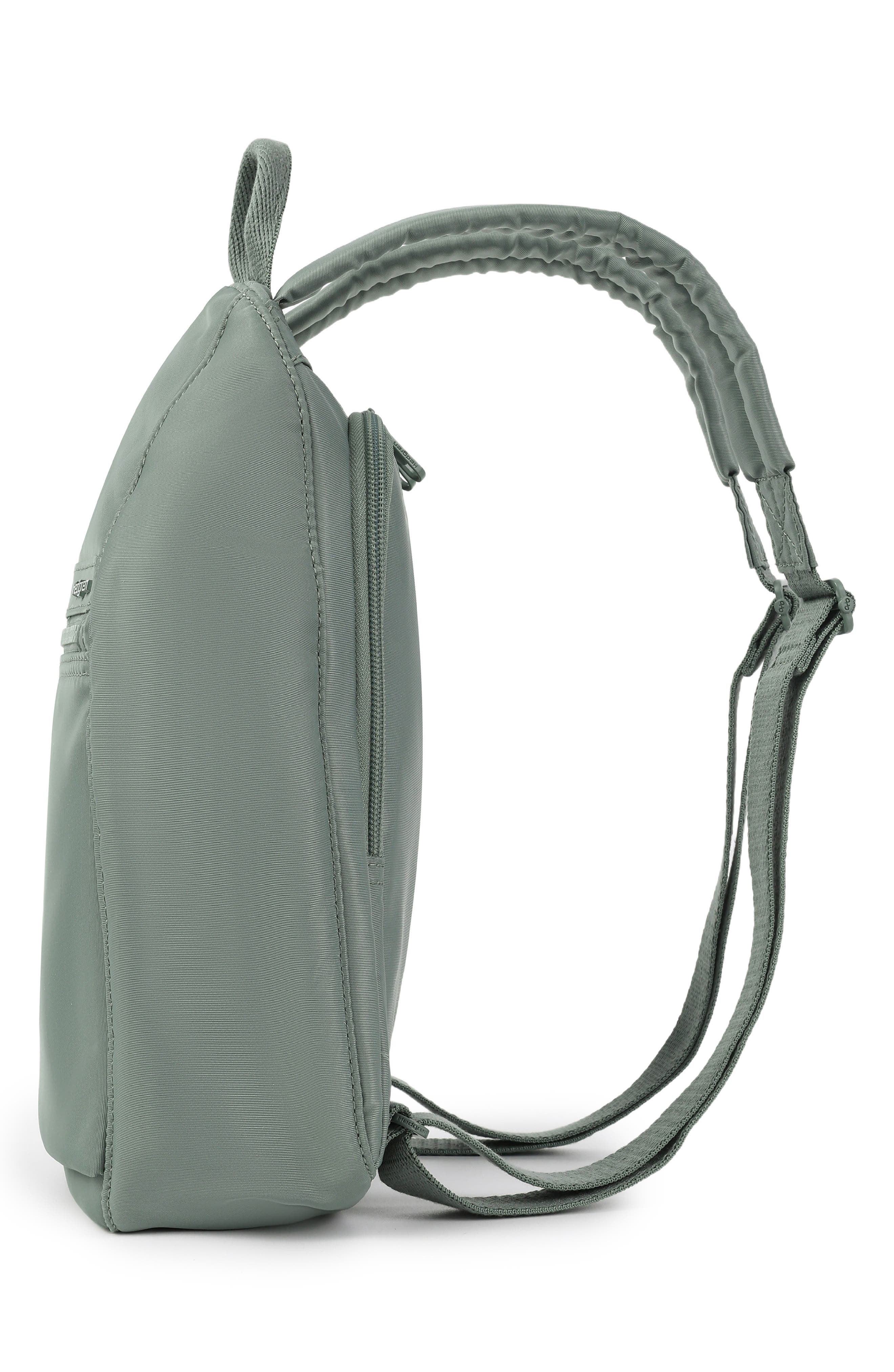 Small Vogue Water Repellent RFID Backpack, Alternate, color, GREEN MILIEU