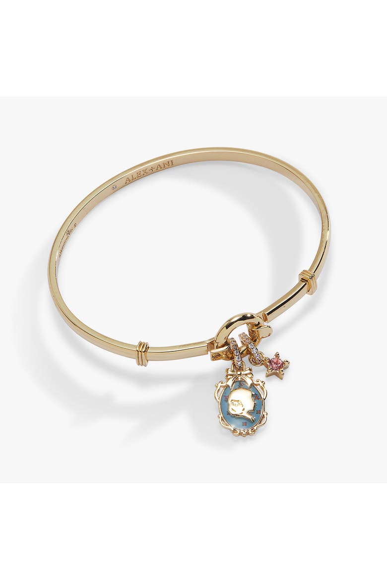 American Girl® Kirsten 'Brave' Tension Bangle, Alternate, color, Gold