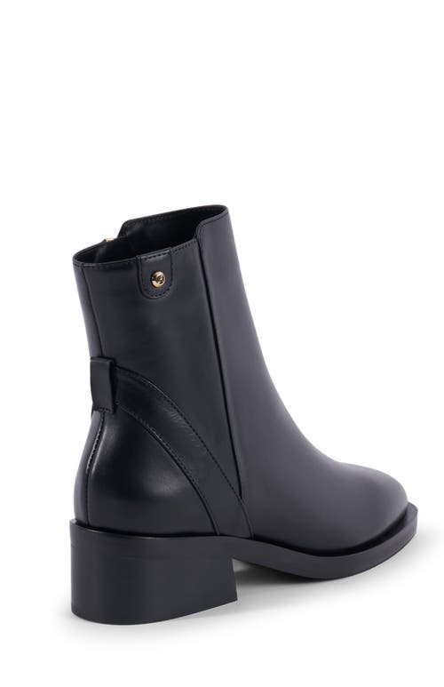 Stinaa.j Charlotte Orthopedic Leather Booties In Black Leather