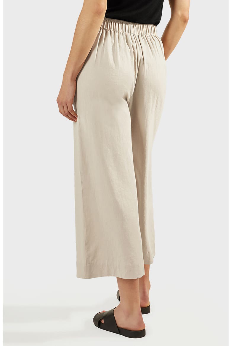 Magnolia Linen Blend Culottes, Alternate, color, NATURAL
