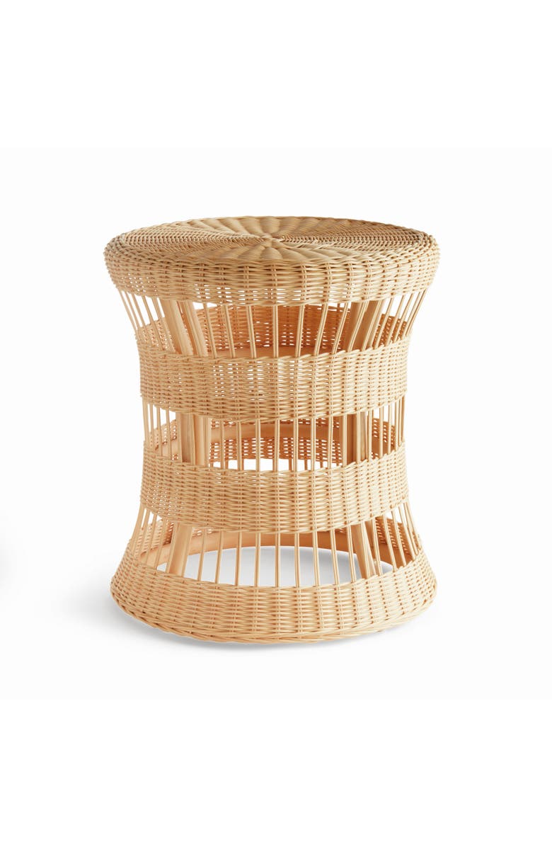 Napa Home & Garden Ashton Rattan Side Table - Natural Rattan - Elegant Design, Main, color, Brown