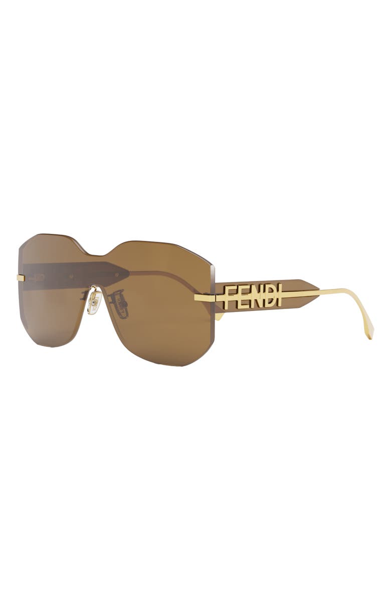 Fendi 'Fendigraphy Geometric Sunglasses, Alternate, color, 