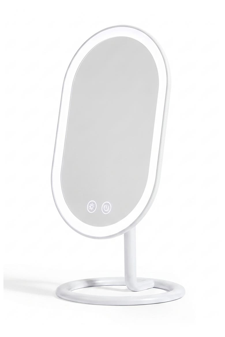 Vera Lighted Vanity Mirror, Main, color, White