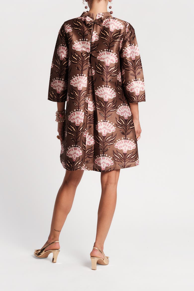 Diplomat Mini Dress Heirloom Floral, Alternate, color, Olive/Multi