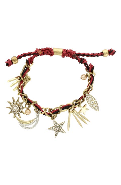 Celestial Charm Slider Bracelet