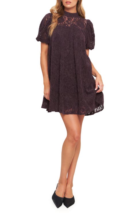 Puff Sleeve Babydoll Minidress