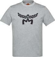 MCM Laurel Logo Print T-Shirt in Organic Cotton