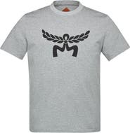 MCM Laurel Logo Print T-Shirt in Organic Cotton