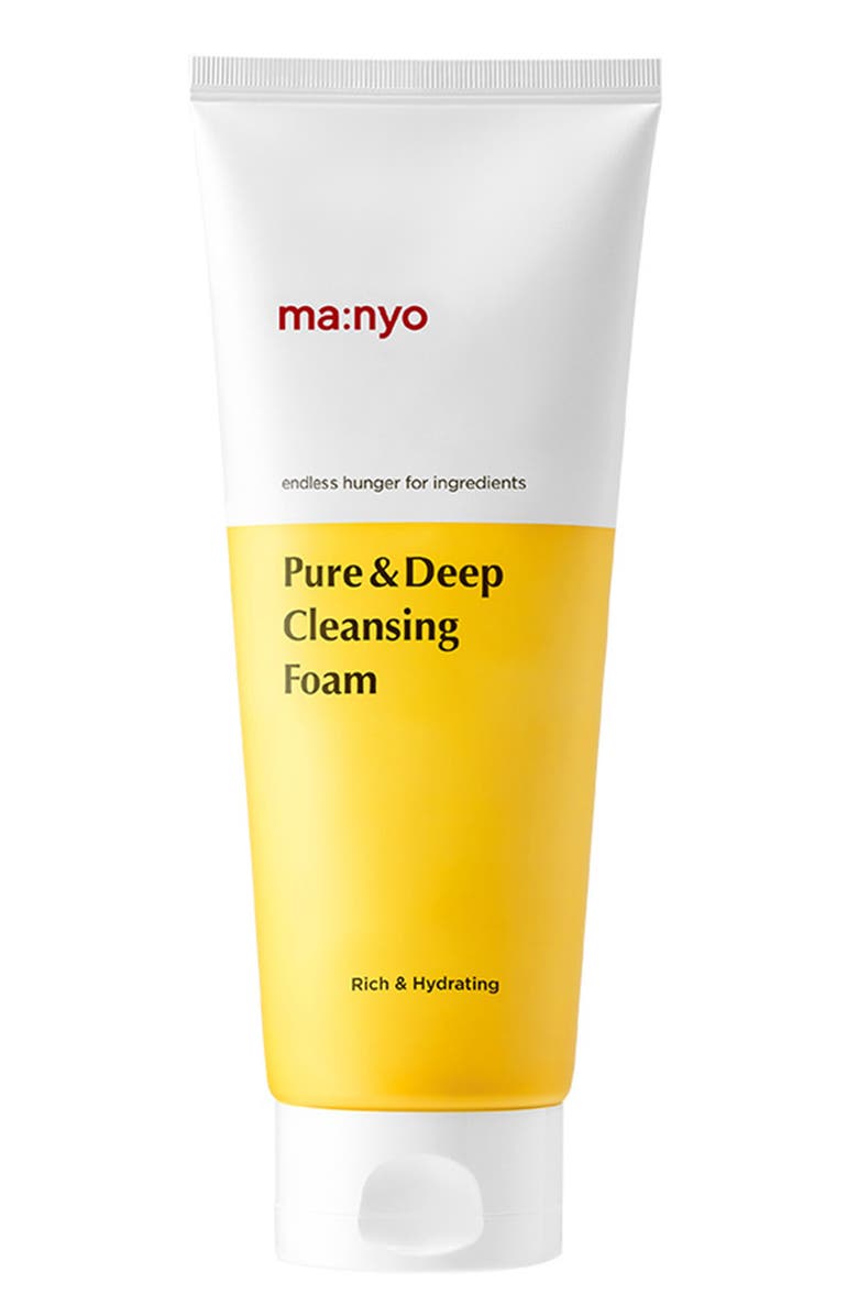 ma:nyo Pure & Deep Cleansing Foam, Main, color, Yellow