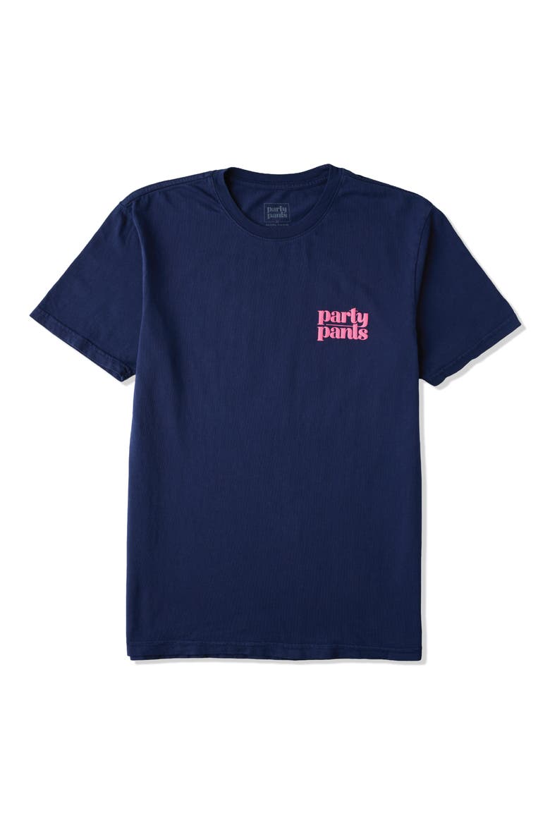 Filler Up Cans Graphic T-Shirt, Main, color, NAVY BLUE