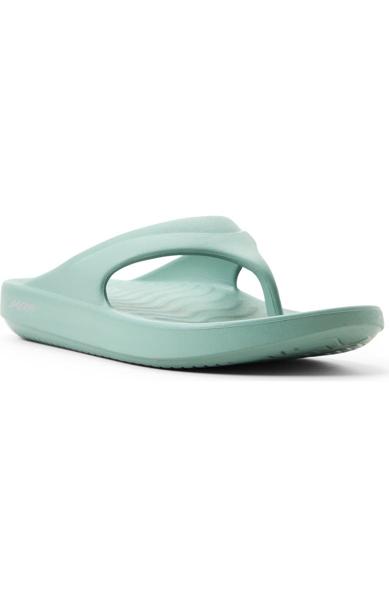 Sperry Flow Flip Flop, Main, color, Light Green