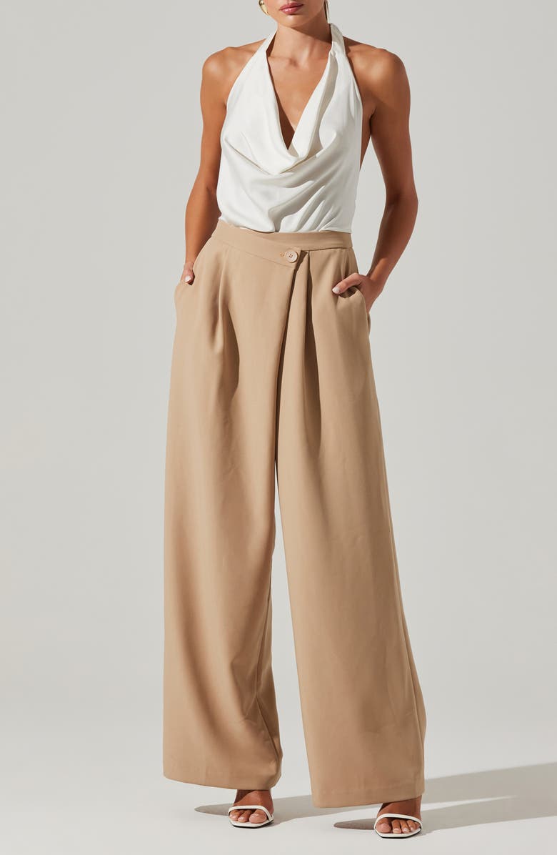 ASTR the Label Aryn Halter Wide Leg Jumpsuit, Main, color,