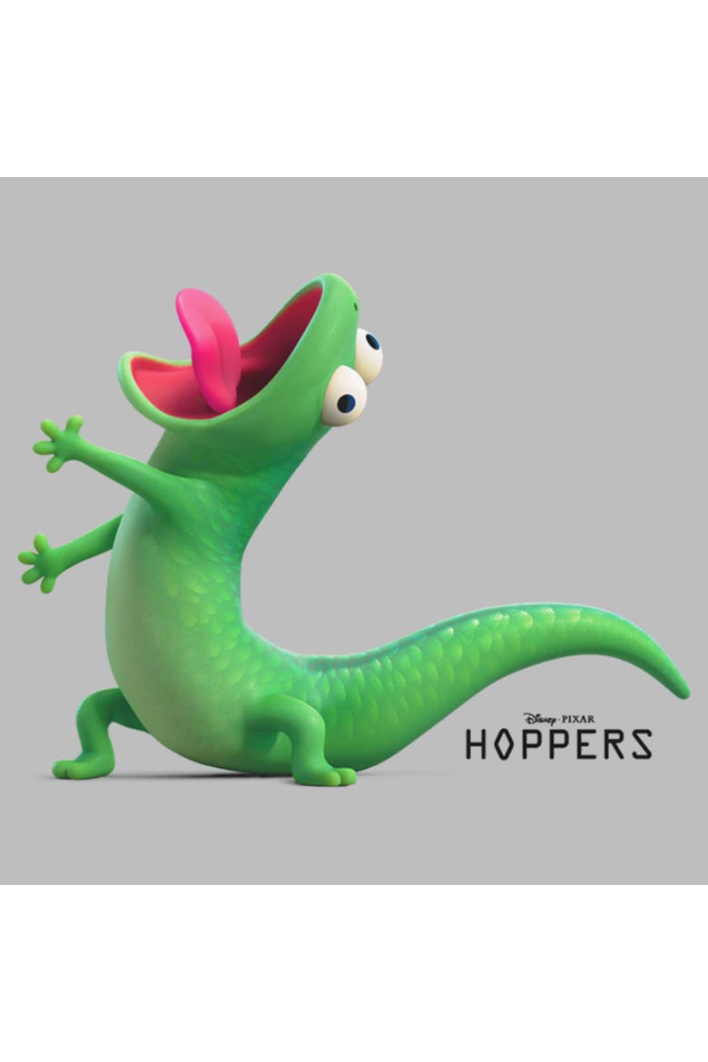 Girls Hoppers Tom Lizard Celebration Pose T Shirt, Alternate, color, Athletic Heather