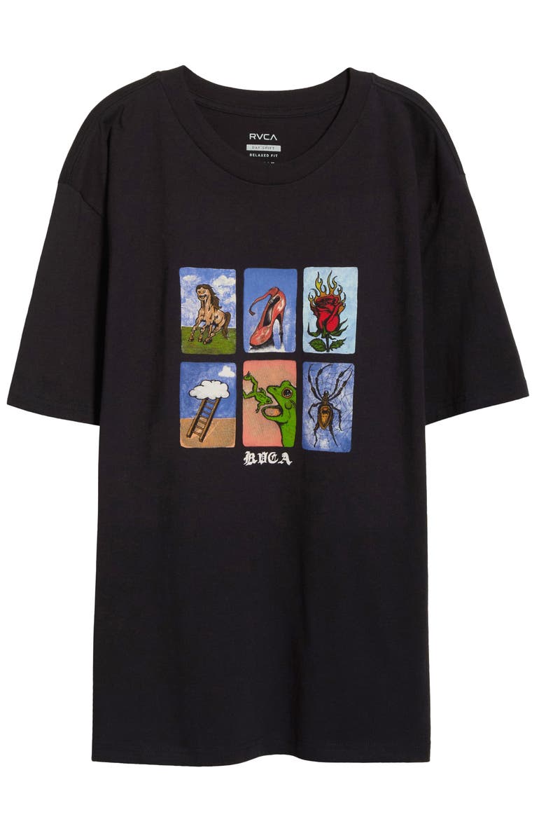 RVCA KSL Graphic T-Shirt, Alternate, color, Black