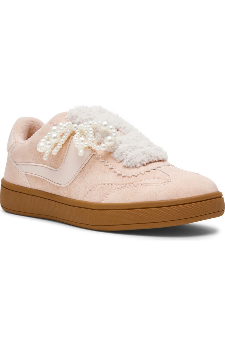DV by Dolce Vita Valor Faux Shearling Sneaker, Main, color, Light Pink