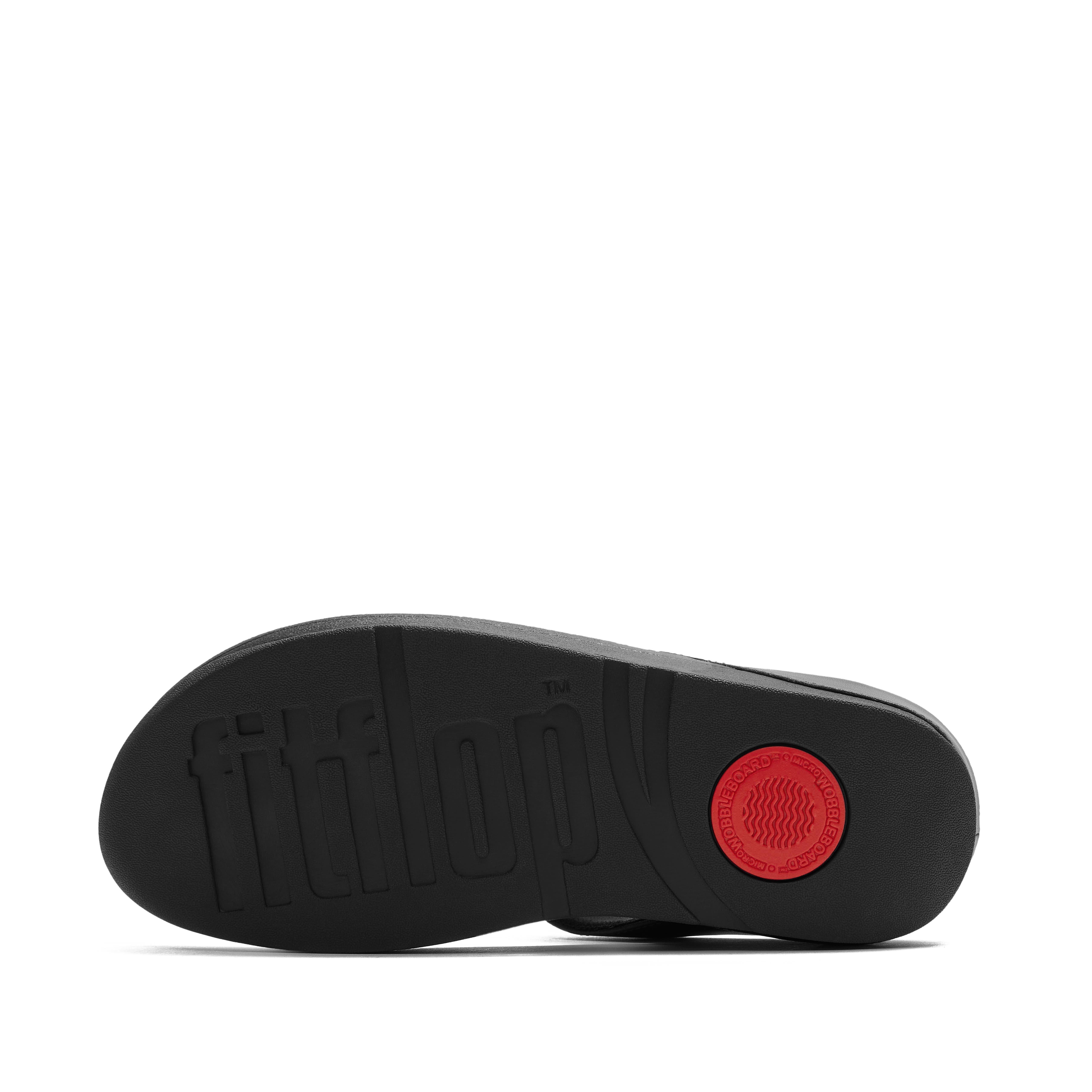 FitFlop Fino Pearls and Crys Sandal, Alternate, color, Black