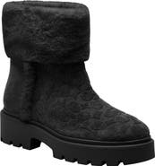 COACH Chunky High-Pile Fleece Boot