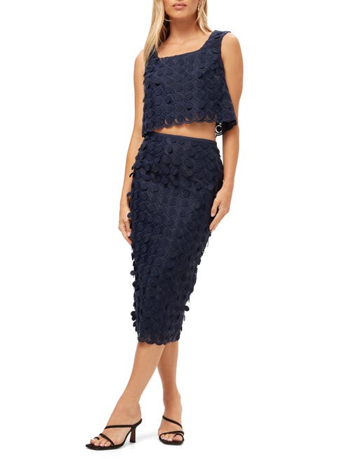 Dita 2 Embroidered Midi Skirt