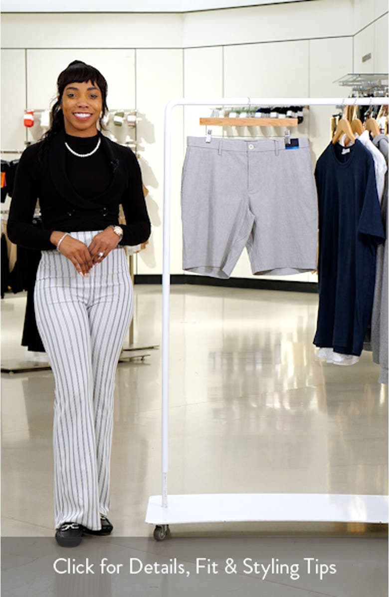 Oasis Supernatural Seersucker Bermuda Shorts, sales video thumbnail